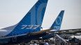 Cola de aviones 737 MAX del fabricante estadounidense Boeing.