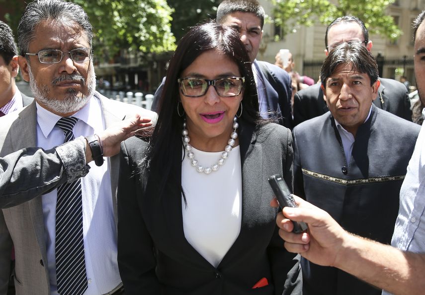 Delcy Rodríguez, canciller de Venezuela&nbsp;