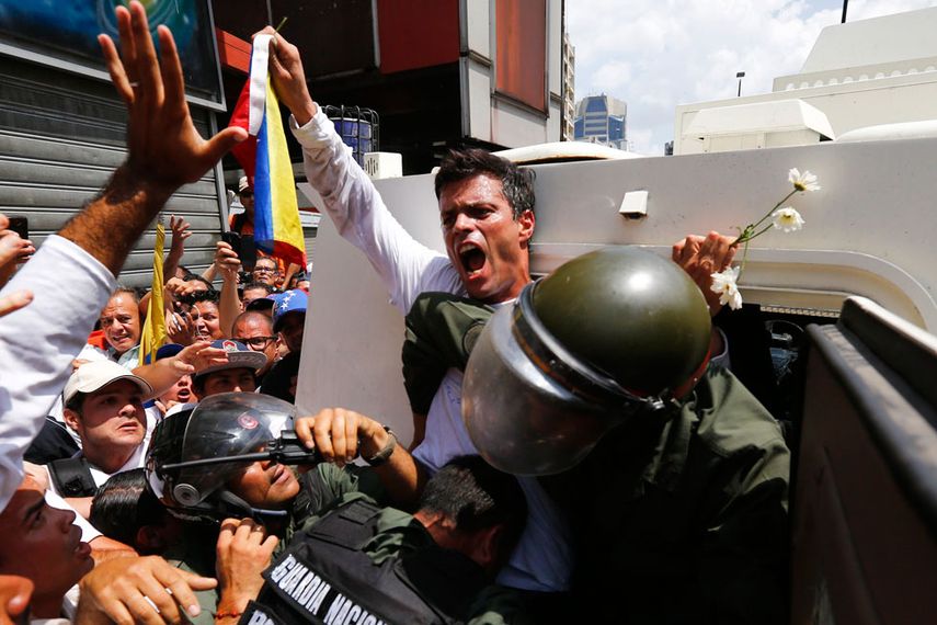 Leopoldo López, dirigente opositor y preso político venezolano
