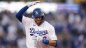 Chris Taylor es el undécimo pelotero que pega tres jonrones en la historia de las postemporadas durante el triunfo de los Dodgers de Los Ángeles Chris Taylor es el undécimo pelotero que pega tres jonrones en la historia de las postemporadas durante el triunfo de los Dodgers de Los Ángeles