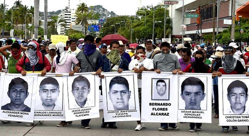 En 2014, 43 estudiantes desaparecieron en circunstancias aún no esclarecidas por el Estado mexicano (CORTESÍA.eluniversal.com.mx)
