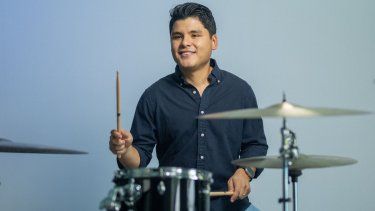 El músico Oscar Mejía.&nbsp;