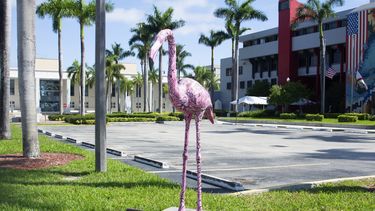 Ayuntamiento de la ciudad de Hialeah, en Palm Avenue y la 5 Avenida.&nbsp;