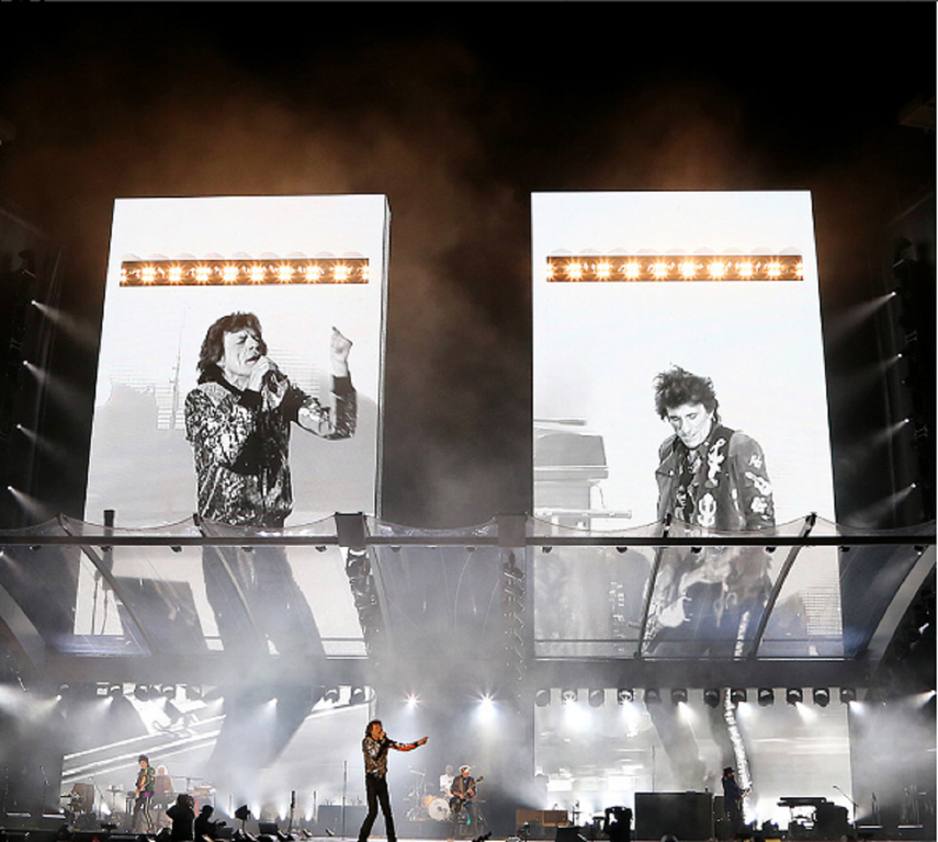 El grupo británico&nbsp;Los Rolling Stones en su concierto en Hamburgo.&nbsp;