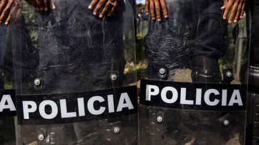 Agentes de la policía nacional de Nicaragua.&nbsp;