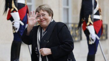 Michelle Bachelet, expresidenta de Chile y exalta comisionada de DDHH de la ONU Michelle Bachelet, expresidenta de Chile y exalta comisionada de DDHH de la ONU