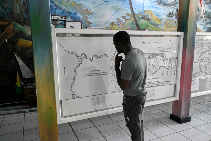 El litigio territorial entre Venezuela y Guyana por el Esequibo es el más prolongado de América Latina (AFP)
