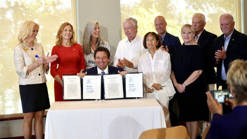Ron DeSantis, gobernador de Florida.