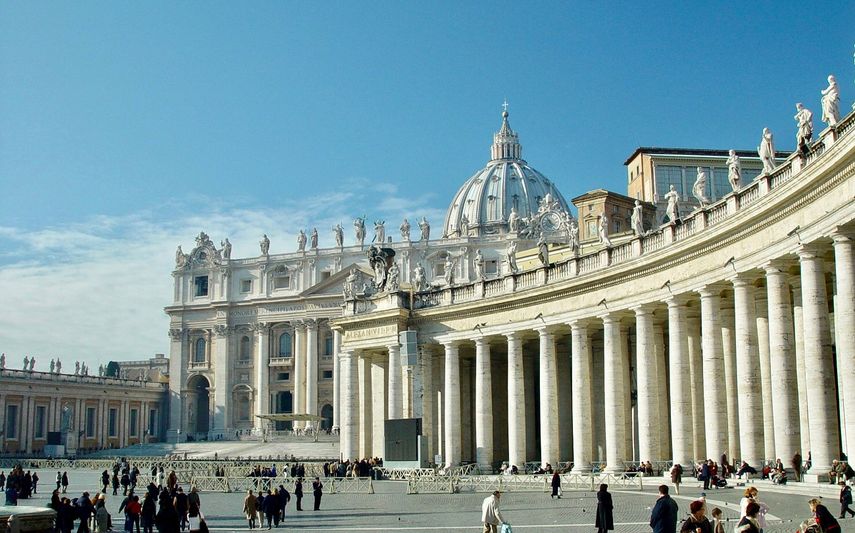 Basílica de San Pedro, en el Vaticano, Roma.