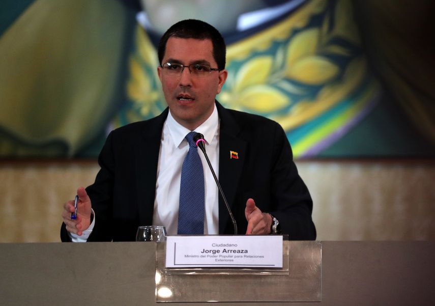 Jorge Arreaza, canciller del régimen de Nicolás Maduro.