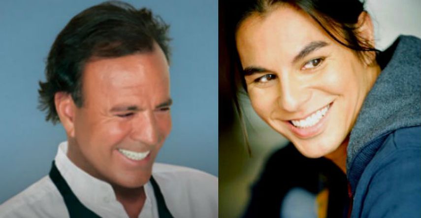 Julio Iglesias  y su hijo Julio Iglesias Jr. (CORTESÍA) 