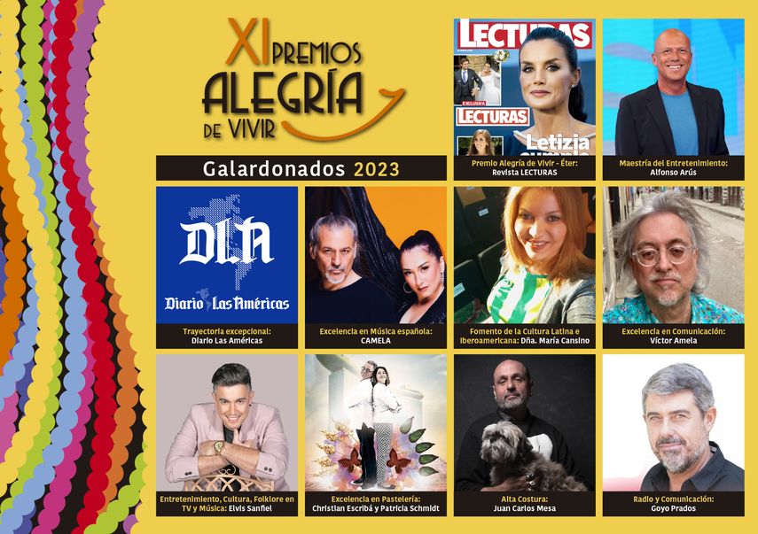 La XI edición de Premios Alegría de Vivir se celebra el lunes, 20 de marzo, en Barcelona, España. 