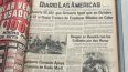 Noticia sobre la creación de Radio Martí, en la primera plana del Diario Las Américas el 15 de mayo de 1983.