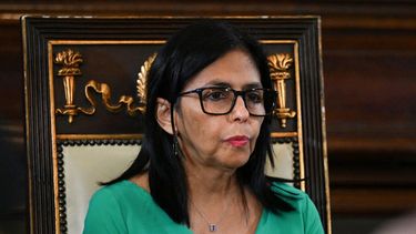 Delcy Rodríguez, quien asumió funciones como presidenta encargada