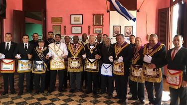 Imagen de archivo de una reunión de masones de la Gran Logia de Cuba. 