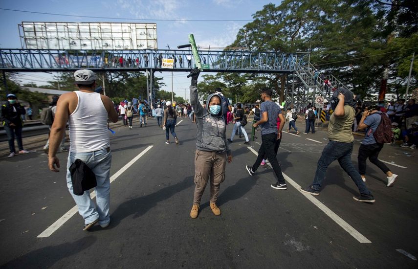 Más de 40 manifestantes perdieron la vida a manos de la Policía de Nicaragua em lsa protestas contra Daniel Ortega.&nbsp;