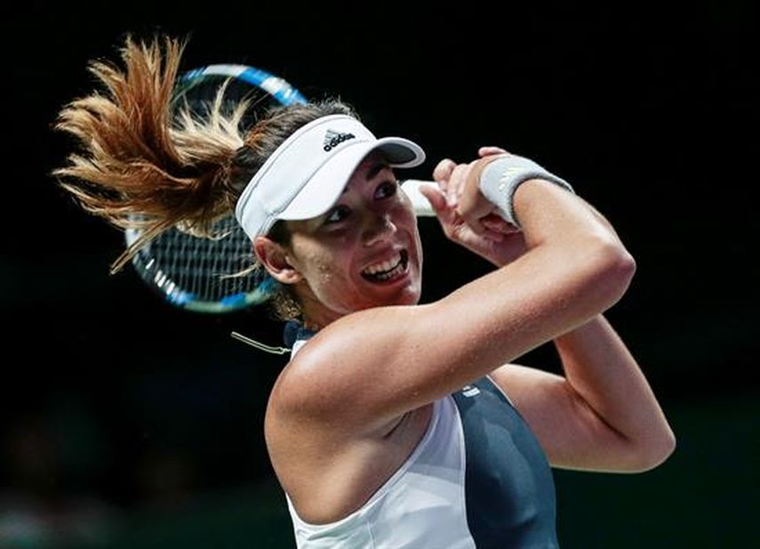 Muguruza es la única jugadora que no ha perdido en set en este torneo. (EFE)