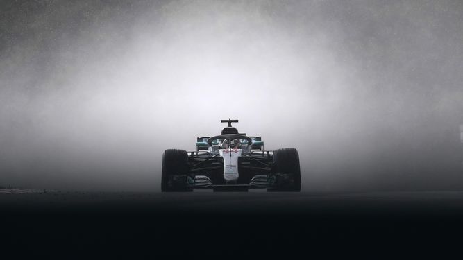 El piloto de Mercedes comentó luego que fue una de las rondas clasificatorias más difíciles de su carrera, debido a la lluvia.&nbsp;