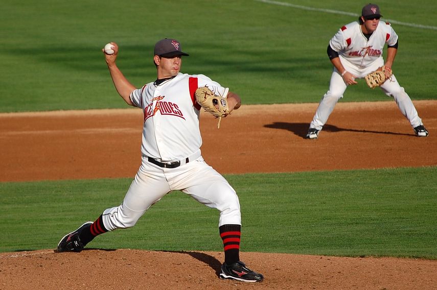 El pelotero cubano Reinier Roibal.