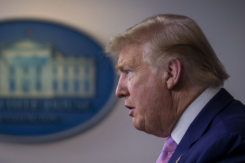 El presidente Donald Trump .&nbsp;