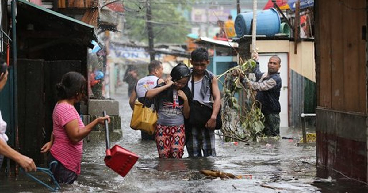 Miles de evacuados en Taiwán por el tifón Matmo