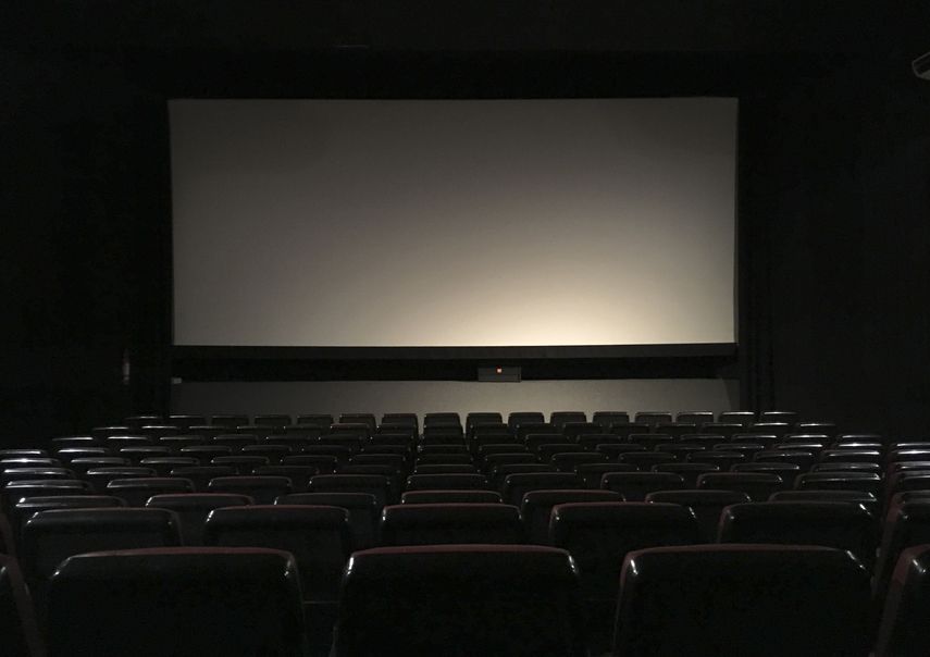 Una sala de cine en Montevideo, Uruguay, donde a partir del 3 de agosto reabrieron los teatros, museos y cines.