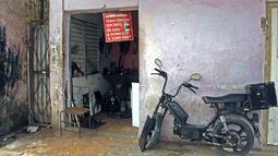 Pequeño negocio privado en La Habana, Cuba.&nbsp;&nbsp;