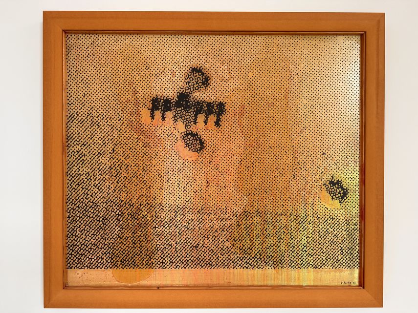 Una obra de arte de Sigmar Polke, parte de la Colección Rosa de la Cruz.