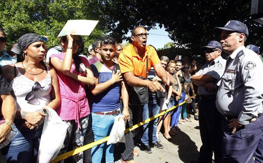 Los cubanos no encuentran la manera de terminar su viaje hacia los Estados Unidos (EFE)
