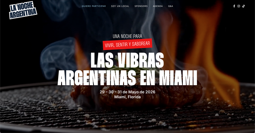 Disfruta de La Noche Argentina en Miami
