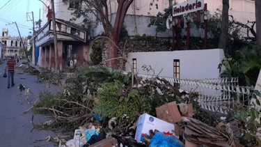 Huellas del huracán Ian en Pinar del Río, Cuba