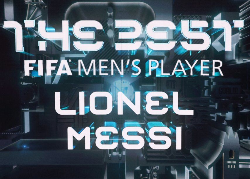 Lionel Messi se convierte en el máximo ganador del premio The Best&nbsp;