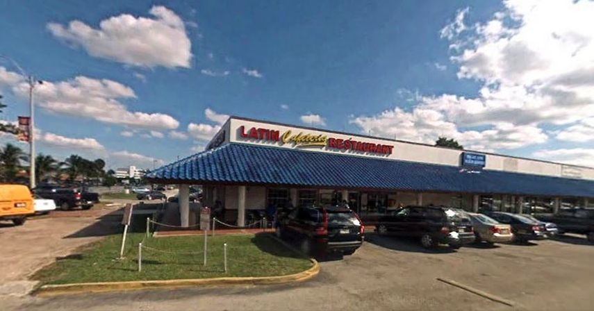 Fachada del restaurante donde se produjo el tiroteo en el suroeste de Miami-Dade.