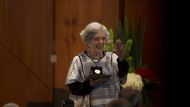 La periodista y escritora mexicana Elena Poniatowska. (AP)