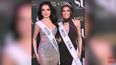 Noelia Voigt, Miss EEUU 2023, y UmaSofia Srivastava, Miss Teen EEUU 2023.