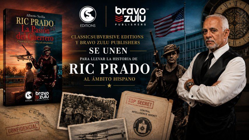 El libro “Ric Prado: La Pasión del Guerrero. Contra el terrorismo y el comunismo”.