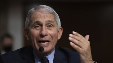 El doctor Anthony Fauci, director del Instituto Nacional de Alergia y Enfermedades Infecciosas asiste a una audiencia en el Senado, Washington, el 23 de septiembre de 2020.&nbsp;
