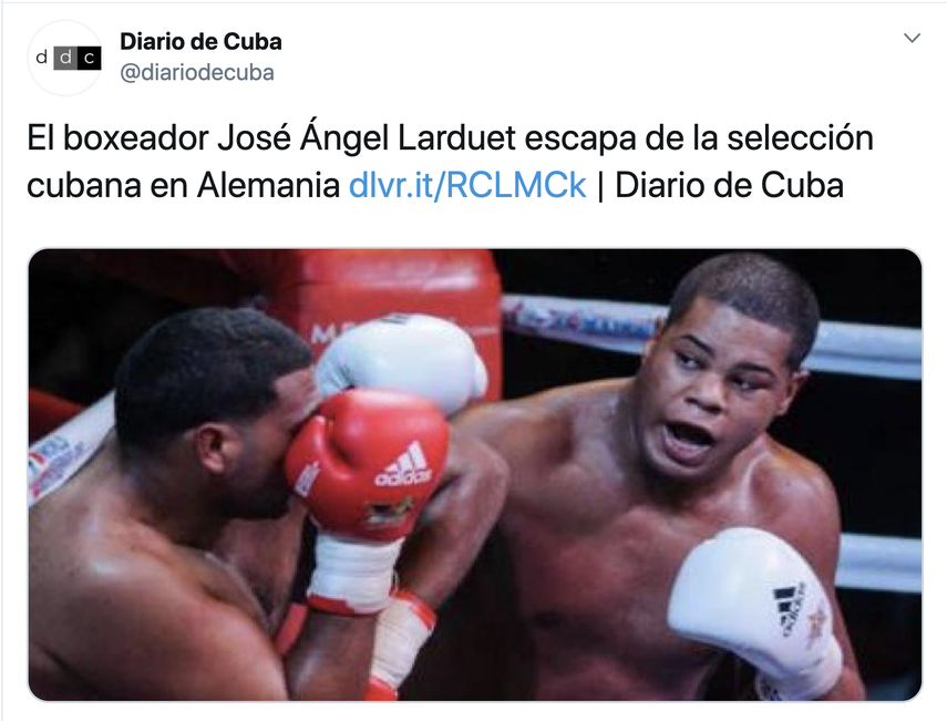 &nbsp;José Angel Larduet fue Mejor Atleta de deporte individual cubano en 2009, y entre los&nbsp;diez deportistas más destacados del año 2018 en Santiago de Cuba.
