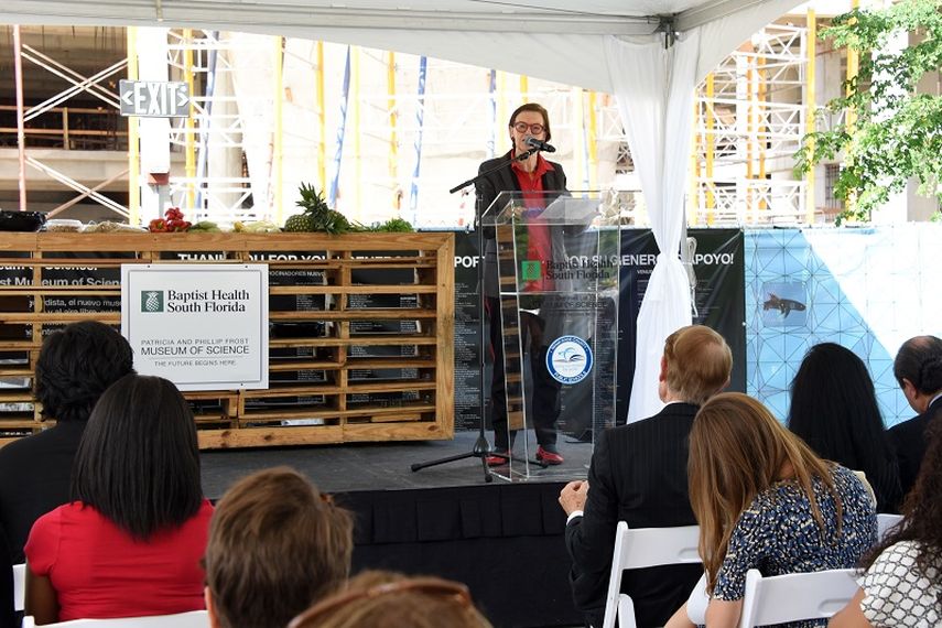 Gillian Thomas, presidenta del Museo de Ciencia (Giselle Santalucci)