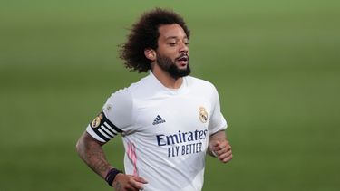 Marcelo del Real Madrid&nbsp; durante el partido de fútbol de la Liga española contra el Alavés en el estadio Alfredo di Stefano en Madrid, España, el sábado 28 de noviembre de 2020&nbsp;