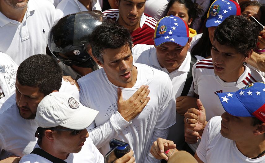Juristas y organismos internacionales consideran a Leopoldo López un preso político del gobierno de Maduro. (REUTERS)