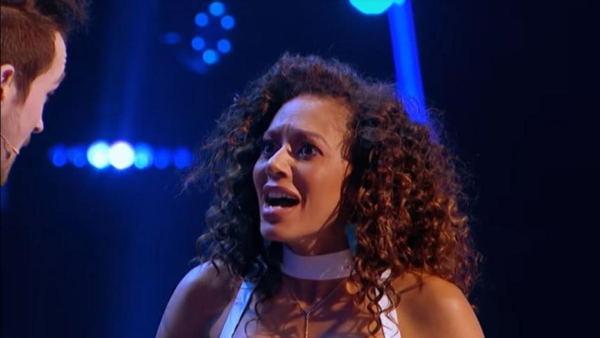 Exintegrante de las Spice Girls, Mel B. En la imagen en una de sus participaciones como juez en Americas Got Talent.&nbsp;