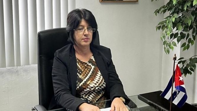 Ministra de Trabajo y Seguridad Social, Marta Elena Feitó.