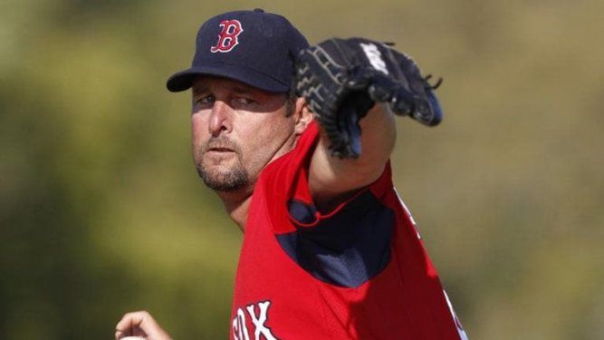 El exlanzador de los Medias Rojas de Boston, Tim Wakefield&nbsp;