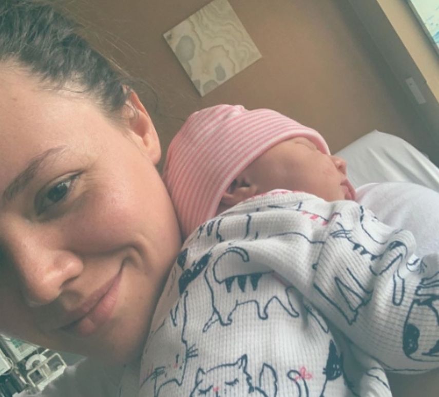 La cantante Joy Huerta muestra su pequeña en Instagram.