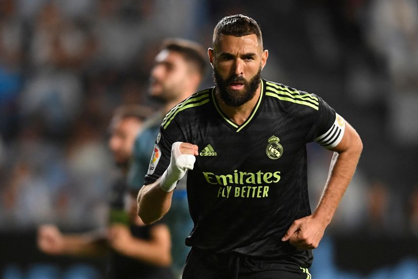El francés Karim Benzema durante el triunfo del Real Madrid en la segunda jornada de La Liga
