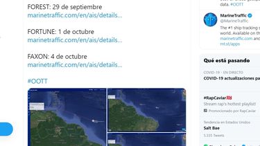 Por su parte, lLques&nbsp;Fortune y Faxton&nbsp;llegar&iacute;an a aguas territoriales nacionales en la misma semana o a principios de la siguiente