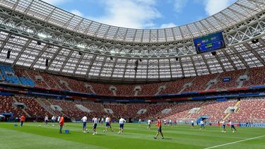 El estadio&nbsp;Luzhniki&nbsp;está listo para que comience la fiesta del balompié mundial.