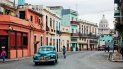 Una calle en La Habana, Cuba. Una calle en La Habana, Cuba.