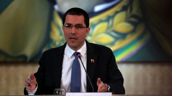 Jorge Arreaza, canciller del régimen de Nicolás Maduro.